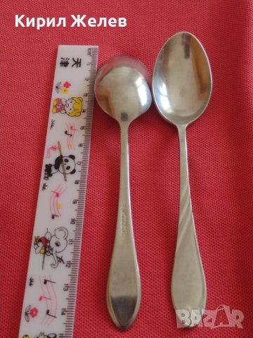 Две стари лъжички СССР за кафе чай за КОЛЕКЦИОНЕРИ 35259, снимка 6 - Други ценни предмети - 43848337