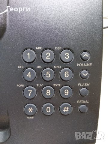 Стационарен телефон Panasonic KX-TS500FX, черен, снимка 6 - Стационарни телефони и факсове - 43285943