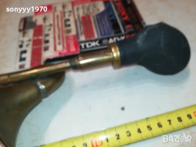 ТРЪБА-МЕД/МЕСИНГ ВНОС SWISS 2209251739, снимка 9 - Антикварни и старинни предмети - 51798710