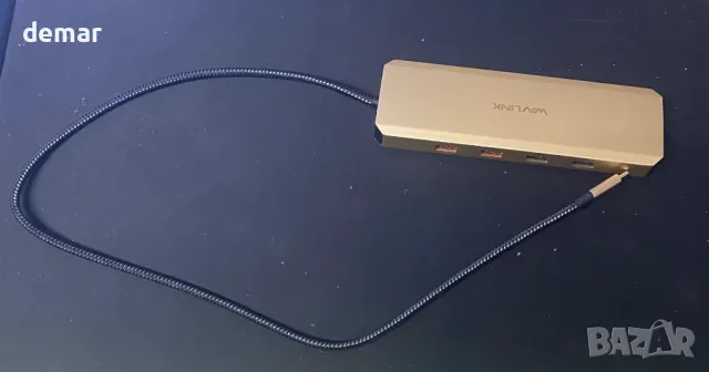 Докинг станция за лаптоп, WAVLINK 10G USB C хъб с двоен HDMI, 100W PD вход, 10Gbps USB-A/C 3.2, снимка 9 - Друга електроника - 49084643