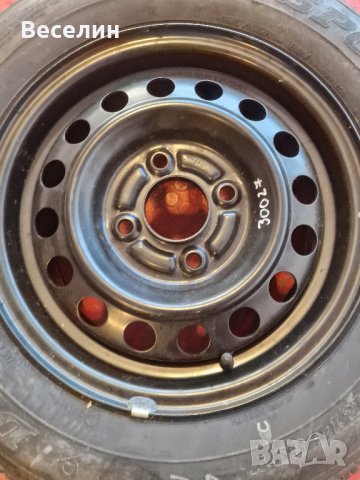 резервна гума с джанта 14" цола, 5х114.3, ц.о.67.1 с чисто нова гума, снимка 5 - Гуми и джанти - 43956099