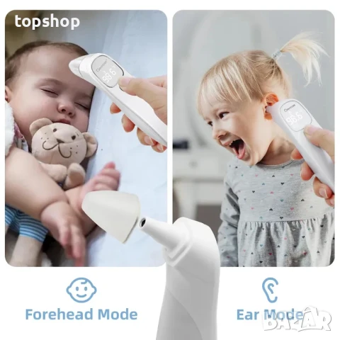 НОВ Безконтактен Термометър Berrcom et005с LED дисплей, отчитане за 1 секунда автоматично изключване, снимка 6 - Съдове за готвене - 50494694