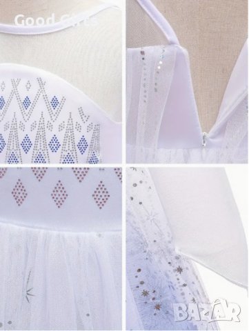 Светеща рокля на Елза Замръзналото кралство, снимка 4 - Детски рокли и поли - 43292969