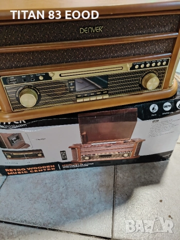 Музикалната система Denver MRD-51 в ретро дизайн, снимка 3 - Аудиосистеми - 51642846