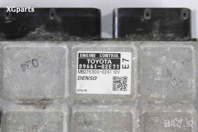 Компютър двигател за Toyota Auris 1.6i 124 к.с. (2006-2012) 89661-02E71, снимка 2 - Части - 43951867