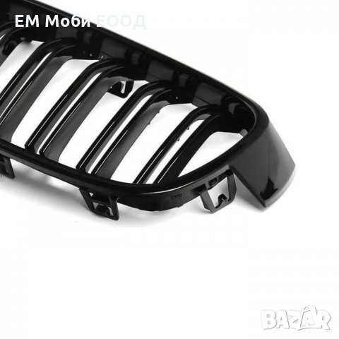 Решетки Бъбреци за БМВ BMW 3 серия F30 F31 2012+ Черен Гланц Двойни, снимка 9 - Аксесоари и консумативи - 32874909
