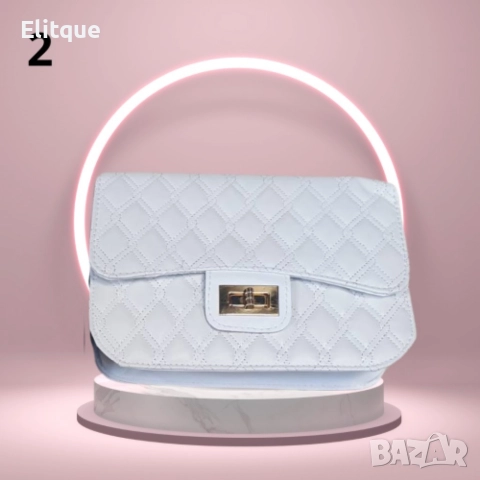 Елегантна вечерна чанта със златисти орнаменти, снимка 7 - Чанти - 52895689