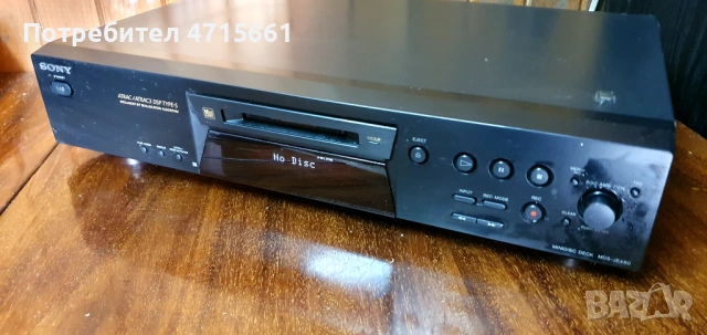 Sony minidisc player минидиск неработещ, снимка 2 - Ресийвъри, усилватели, смесителни пултове - 53557913