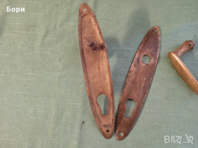 Стари бронзови капаци за врата/брава, снимка 4 - Други - 35255984