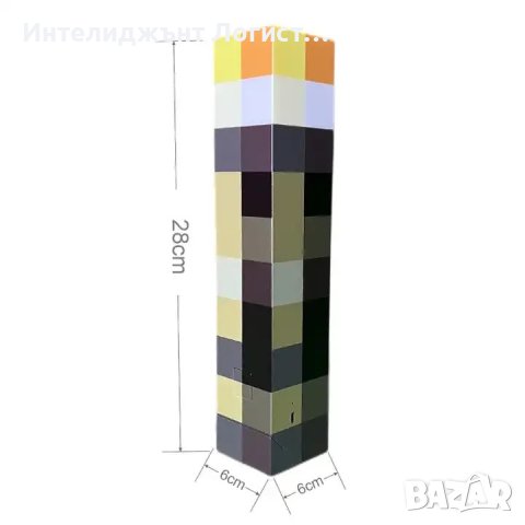 Майнкрафт лампа,  Minecraft torch, снимка 2 - Детски нощни лампи - 43819281