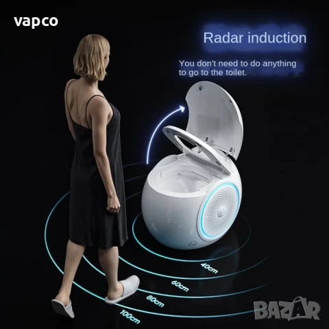 Мултифункционална смарт тоалетна тип с биде, подгрев, сушене, масаж, снимка 7 - Други - 50935076