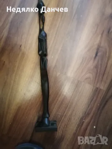 антична статуетка от Африка.... ръчна изработка от дърво... , снимка 5 - Статуетки - 47545112