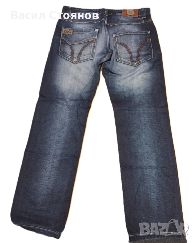 DOLCE & GABBANA - мъжки оригинални дънки - размер L, снимка 5 - Дънки - 52225658