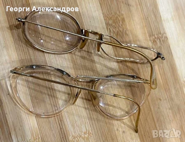 2 Стари ПОЗЛАТЕНИ Рамки Стари ОЧИЛА Австрия РЕАЛНА Дебела Маркирана 20 Микрона ПОЗЛАТА, снимка 4 - Антикварни и старинни предмети - 51133184
