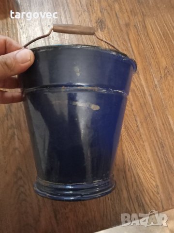 Детска емайлирана кофа 1949 година, снимка 2 - Антикварни и старинни предмети - 37884806