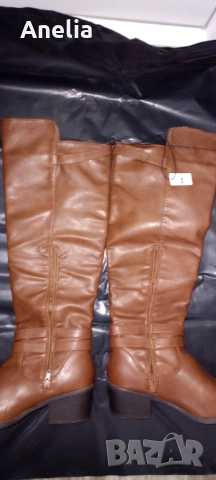 Високи Дамски Зимни Ботуши на дебел ток 38 39 40 , снимка 9 - Дамски ботуши - 52577252