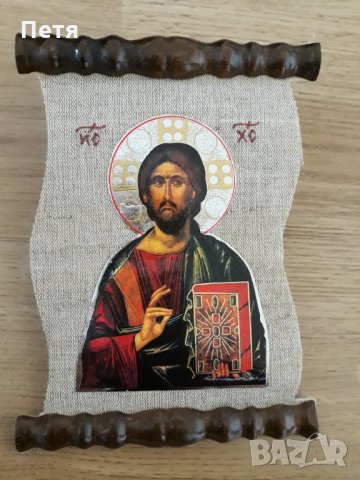 Икона "Иисус Христос", Икона "Света Богородица ", снимка 7 - Икони - 17953037