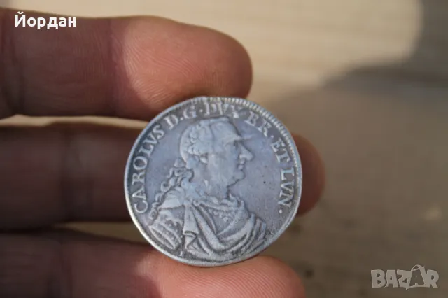 Сребърен ''Немски телер'' 1764-та година, снимка 2 - Нумизматика и бонистика - 49546974