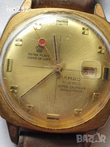 EMRO SUPER CALENDAR vintage 34x43mm, снимка 8 - Мъжки - 38452246