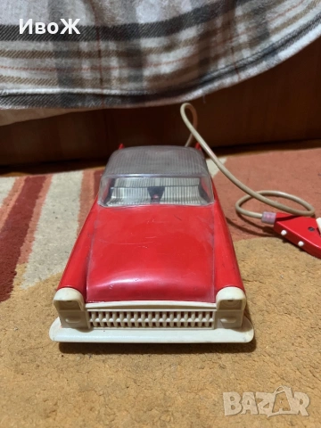 Стара рядка играчка количка, снимка 4 - Колекции - 53458611