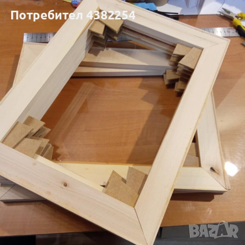 26 броя Дървени подрамки за картини или канава, снимка 9 - Други - 53508420