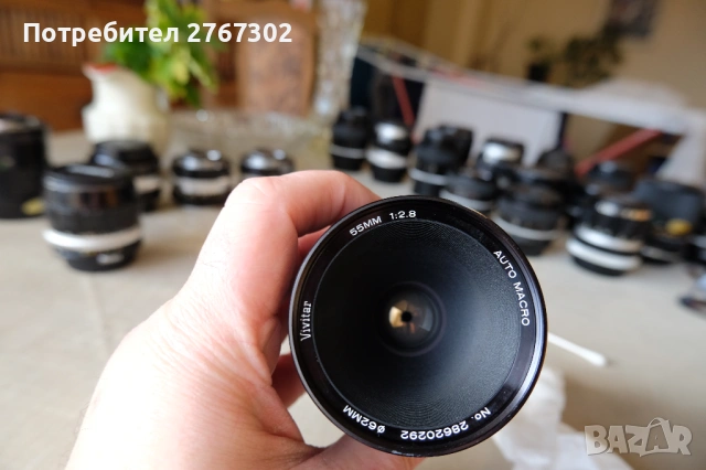 vivitar 55mm f/2.8 Macro Lens. Nikon Mount, снимка 4 - Обективи и филтри - 53516797
