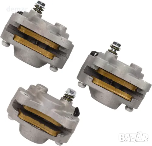 Keenso 3 бр. ATV преден заден спирачен апарат с накладка 0402 010 за Arctic Cat ATV 250 300 375 400