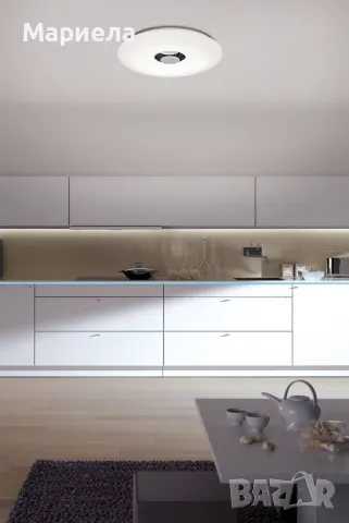LED Плафон с Bluetooth Колона / 40см. / Димиране / Смяна на Цветовете, снимка 8 - Лед осветление - 50078548