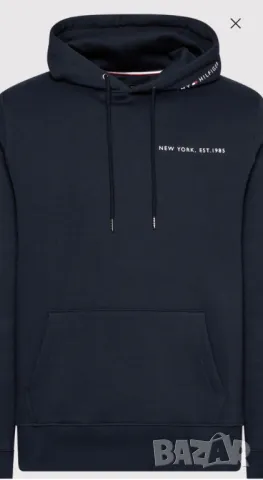 TOMMY HILFIGER НОВ Оригинален мъжки ватиран суичер-размер М, снимка 6 - Суичъри - 49050477