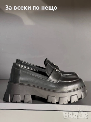 Prada Дамски Черни Обувки Прада Код SK479, снимка 2 - Дамски ежедневни обувки - 53068513