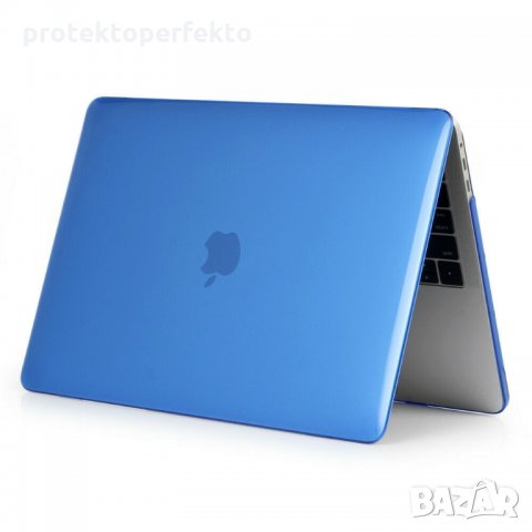 Син Предпазен кейс за Apple MacBook Air и MacBook PRO Retina 13", снимка 4 - Лаптоп аксесоари - 26324151