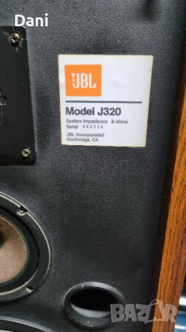 Тонколони JBL J320, снимка 4 - Тонколони - 43254972