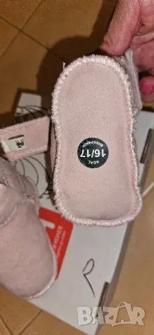 Нови кожени пантофки, номер 16/17, снимка 7 - Бебешки обувки - 48144894
