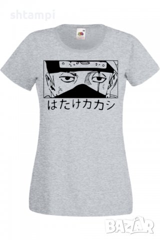 Дамска тениска Naruto Kakashi 03,Анимация,игра,Празник,Повод., снимка 4 - Тениски - 37945917