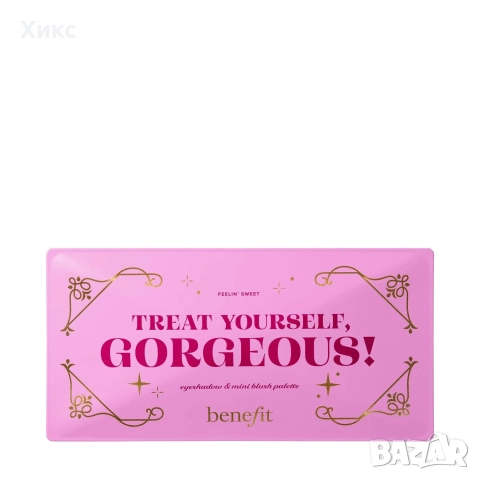 benefit benefit Treat Yourself Gorgeous! Limited Edition Eyeshadow and Blush Palette , снимка 4 - Декоративна козметика - 51600684