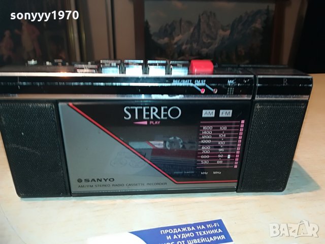 sanyo m-s200f stereo-made in japan-внос switzerland
