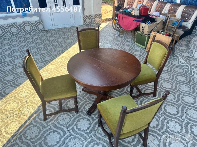 Трапезна маса и столове , снимка 5 - Маси - 52249566