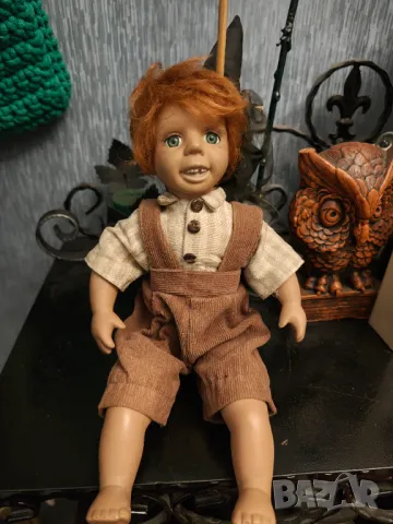 Реалистична порцеланова кукла 70 год