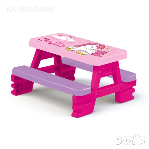 DOLU UNICORN Маса с Пейки за Пикник 79x69x42см. 2518, снимка 2 - Други - 47433481