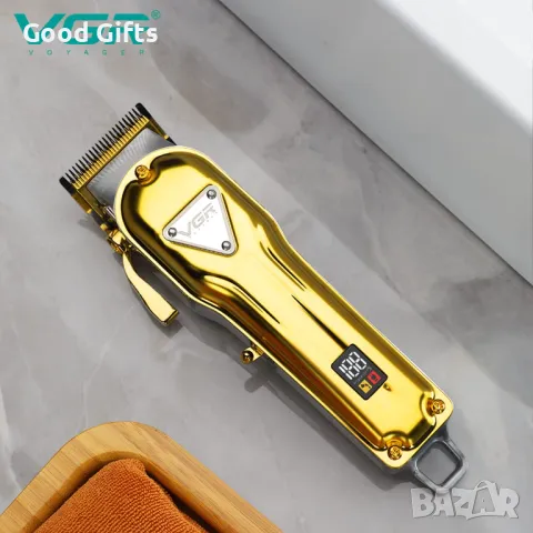 Професионална машинка за подстригване VGR V-140 – Метален корпус, 300 мин. работа, LED дисплей, снимка 2 - Машинки за подстригване - 50388576