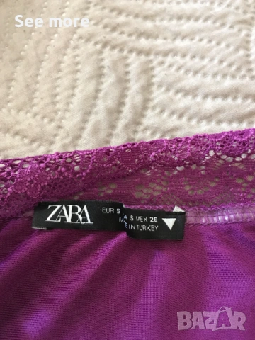 ZARA дълга рокля плисе S, снимка 8 - Рокли - 53571992