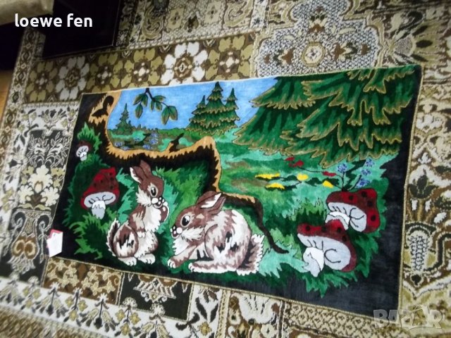 Подходящ за рамкиране като картина ! Гоблен ковьор за стена кавьор килим 123 см на 63 см !, снимка 3 - Картини - 40041162