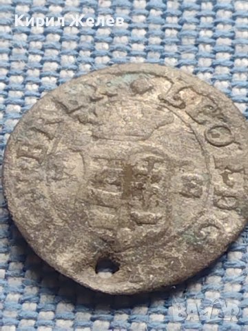 Сребърна монета дуариус 1604г. Леополд първи Кремниц Унгария 13661, снимка 5 - Нумизматика и бонистика - 42968538