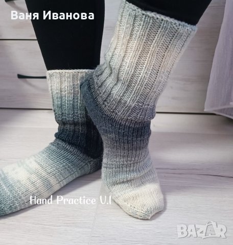 Плетени чорапи, снимка 8 - Дамски чорапи - 38142445