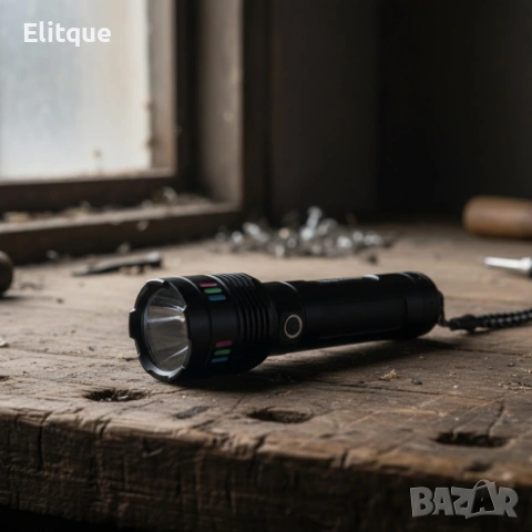 LED мощен фенер BL-707-TG – ярък фенер с Type-C зареждане, снимка 2 - Лед осветление - 53358933