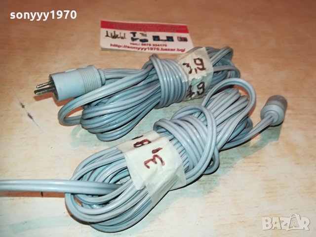 GRUNDIG GERMANY 2х3.9м кабели за колони 0604212046, снимка 1 - Тонколони - 32452071