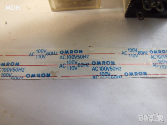 индустриални релета OMRON -MY4N -100-110v, снимка 2 - Друга електроника - 52231051