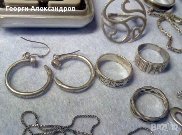 СРЕБЪРНА КОЛЕКЦИЯ Сребърни БИЖУТА Сребро 925 - 68 грама МОЖЕ и на БРОЙКА - По ДОГОВАРЯНЕ, снимка 7 - Бижутерийни комплекти - 52634678