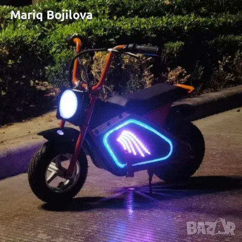 Детски електрически мотоциклет WOLONG, 350W, 36V, Bluetooth високоговорител, снимка 5 - Други - 49740224