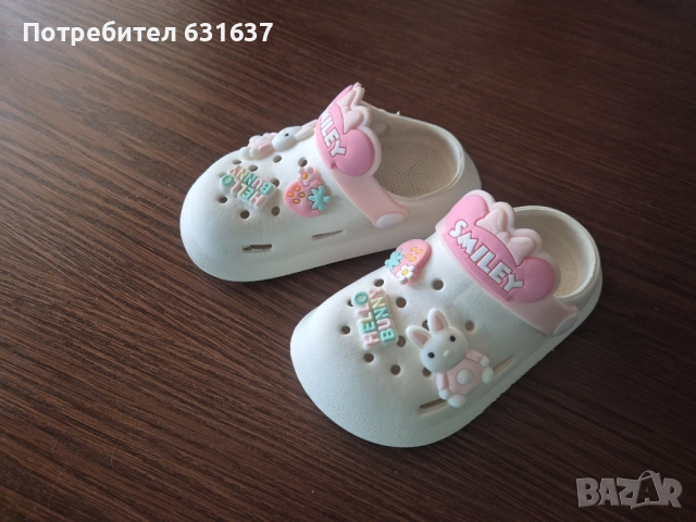 Бебешки сандали/чехли, снимка 3 - Бебешки обувки - 51783312